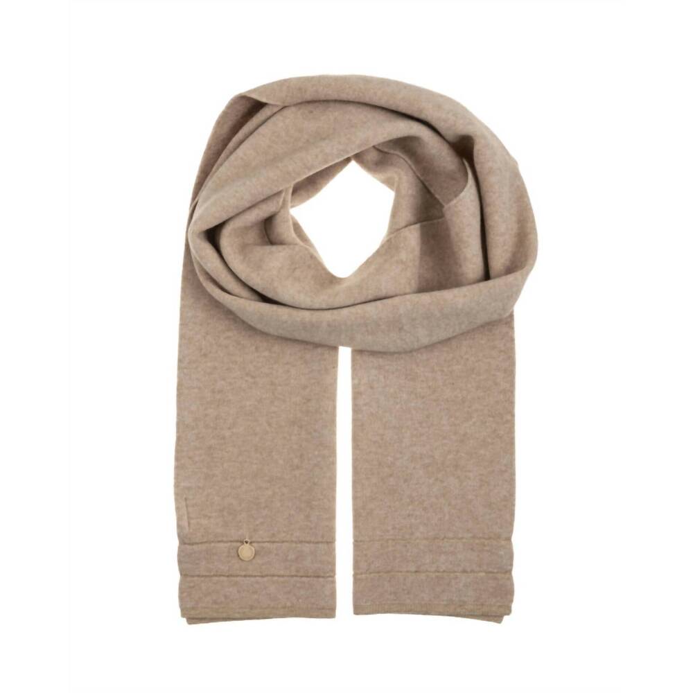 NEW ALEX MAX women's solid scarf in taupe